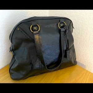 Authentic YSL Muse Bag -Large -Black Leather